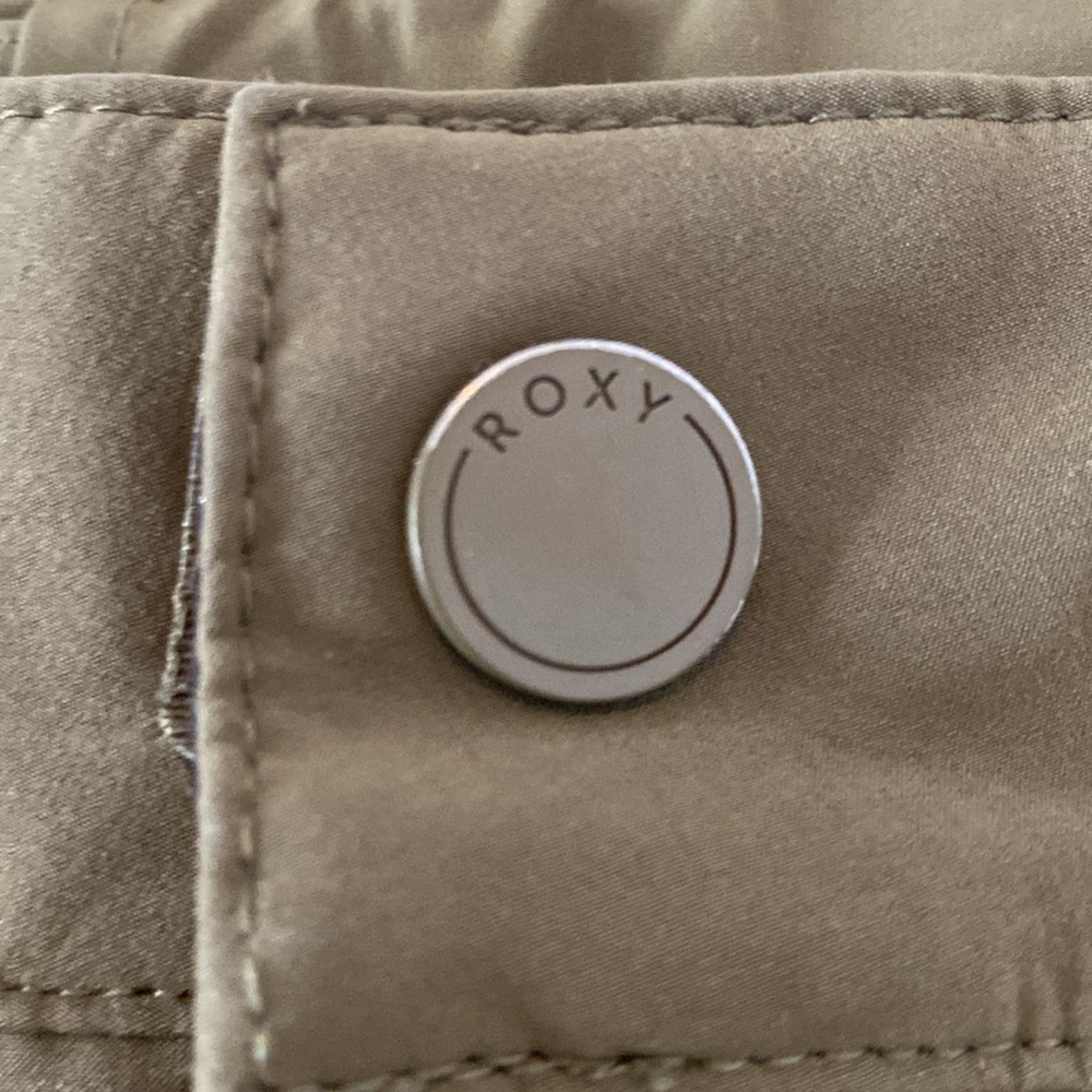 Roxy Olive Green Women's Pants - Picture 2 of 7